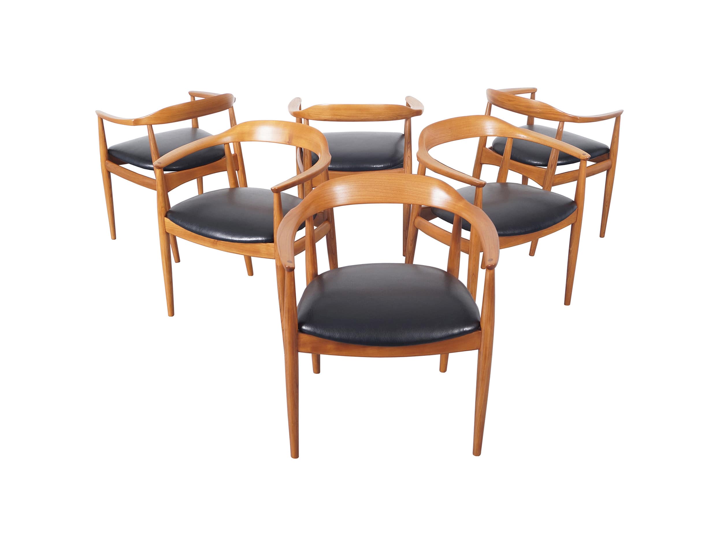 Danish Modern Dining Chairs by Niels Eilersen 