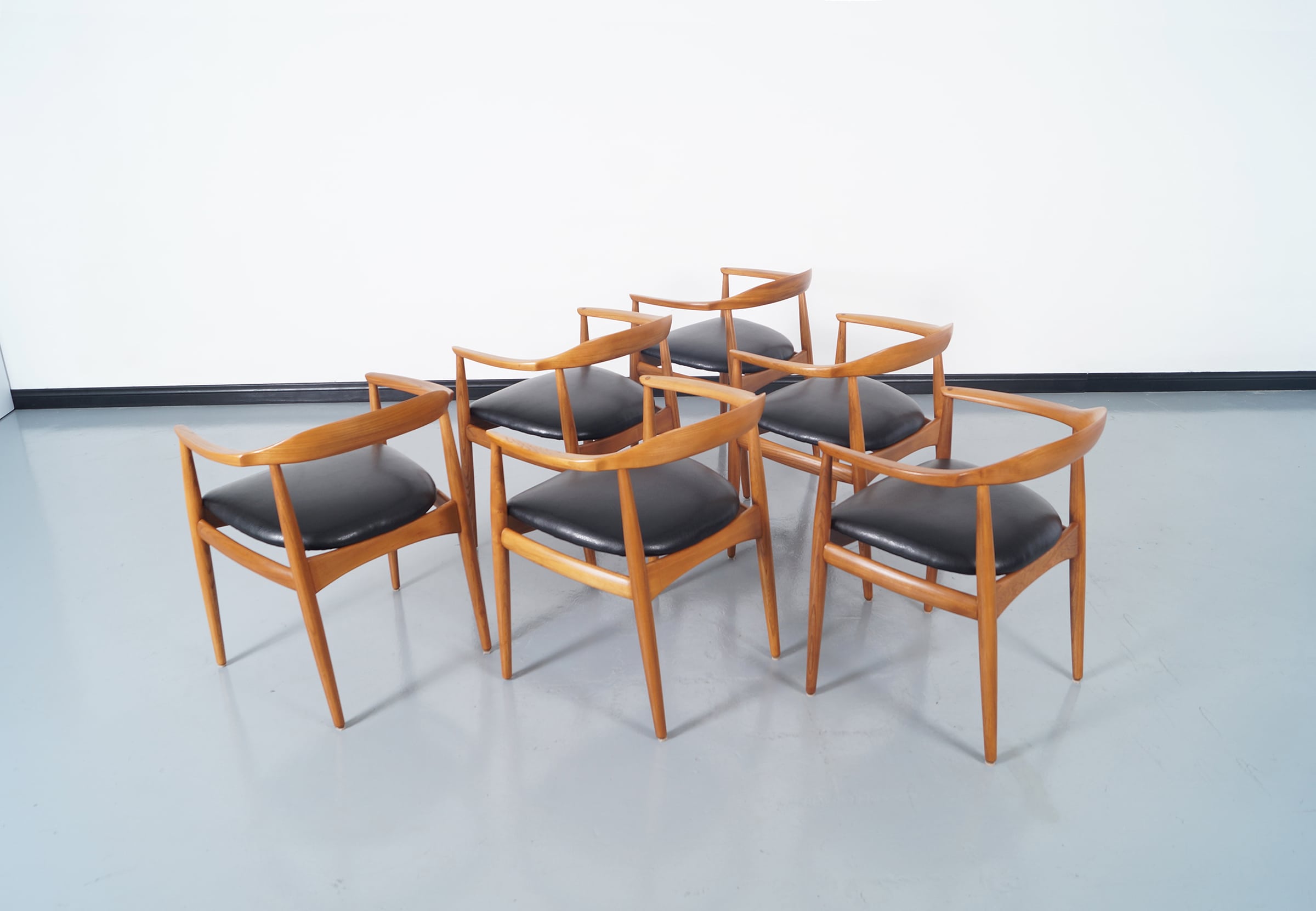Danish Modern Dining Chairs by Niels Eilersen 