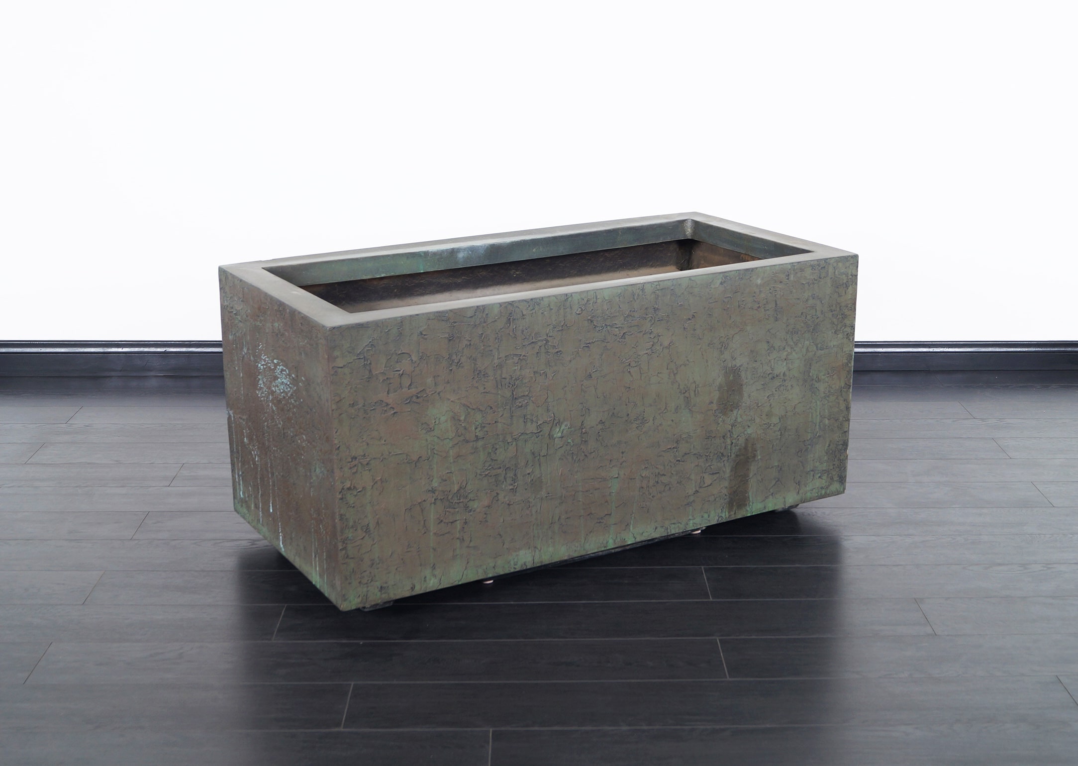Architectural Cast Bronze Resin Planters by Forms and Surfaces