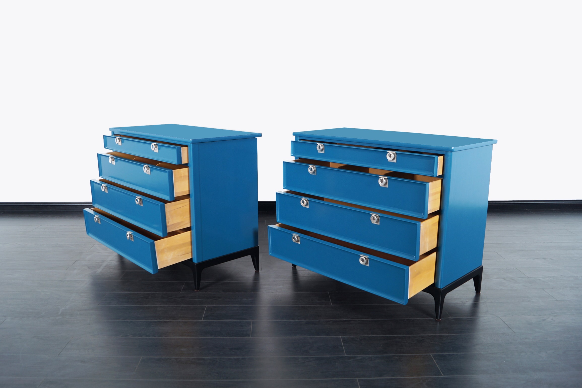 Vintage Lacquered Chest of Drawers