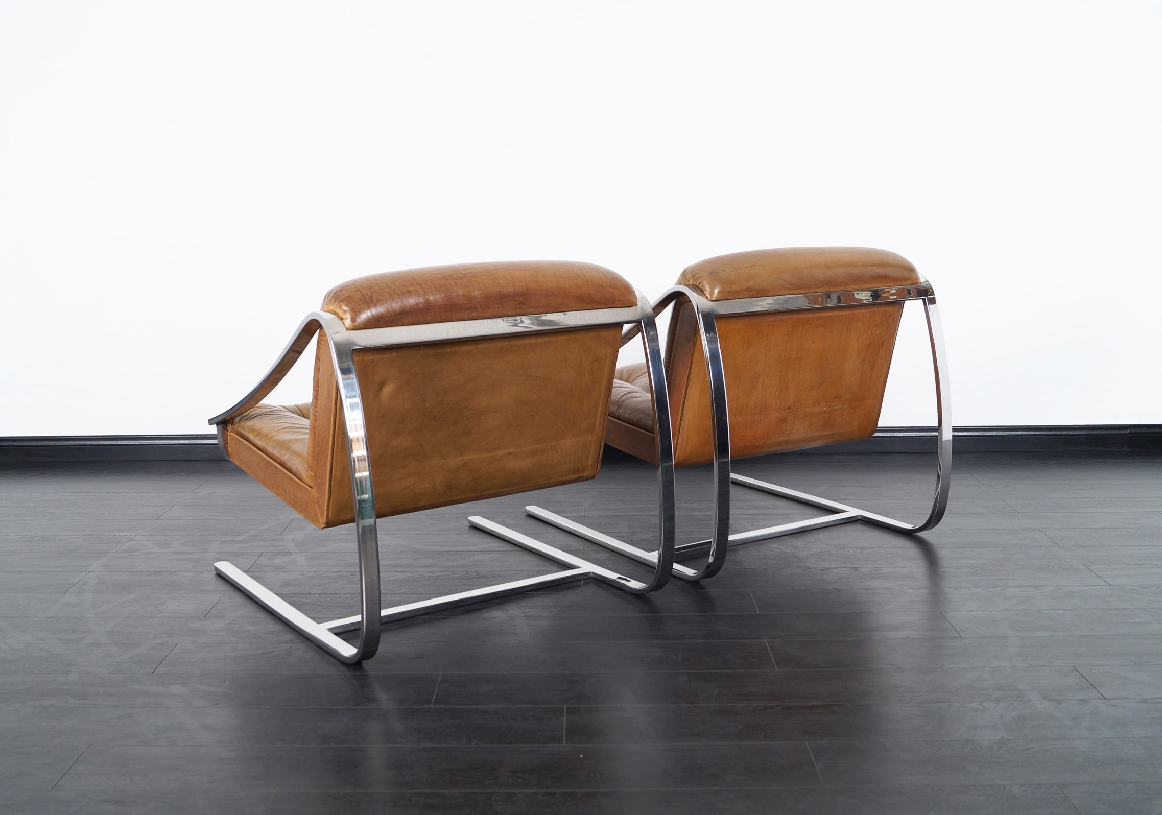 Vintage Plaza Lounge Chairs by Brueton