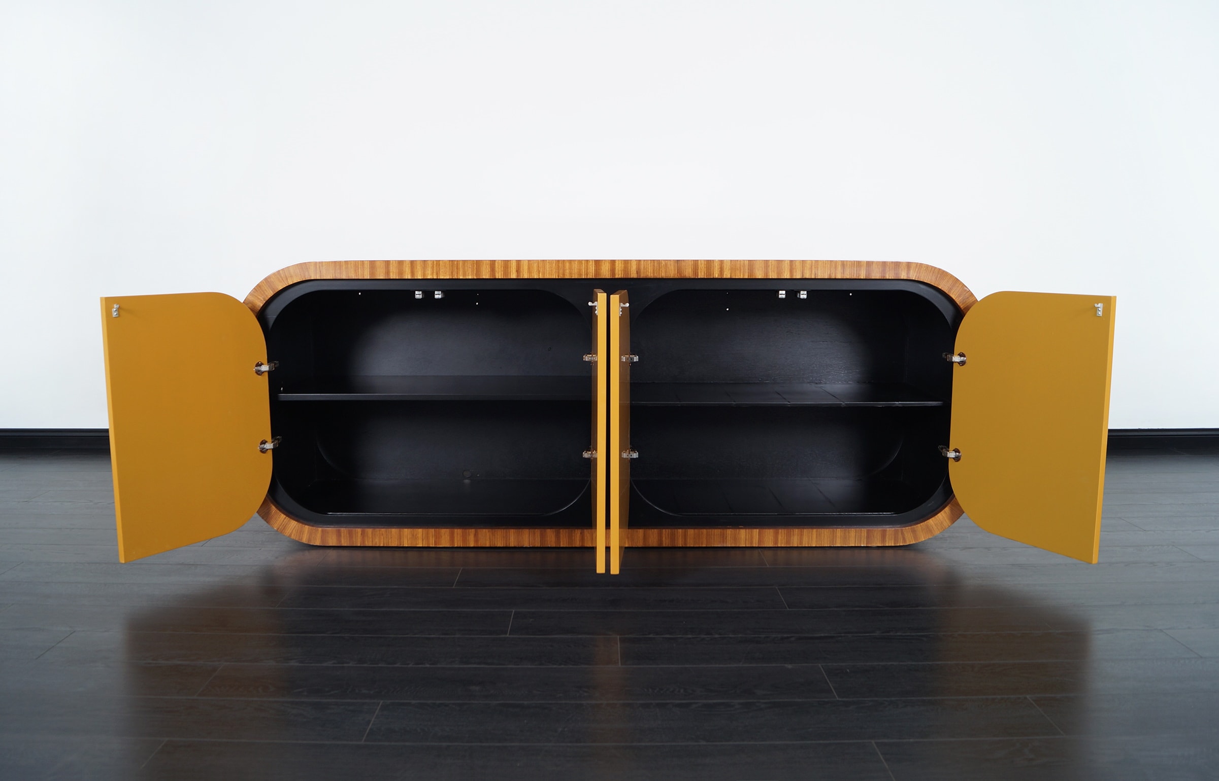 Monumental Curved Credenza