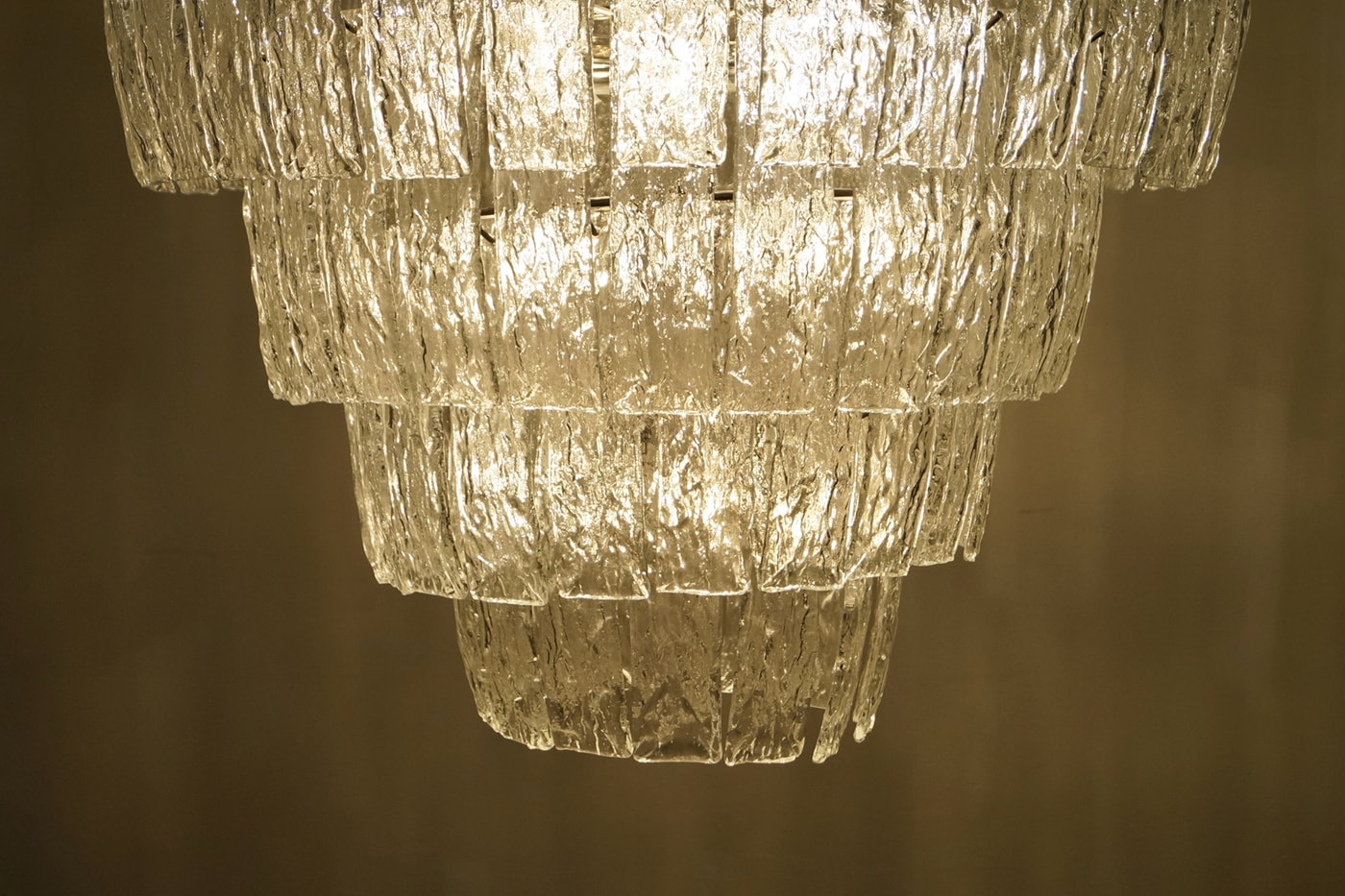 Exceptional Italian Murano Glass Chandelier