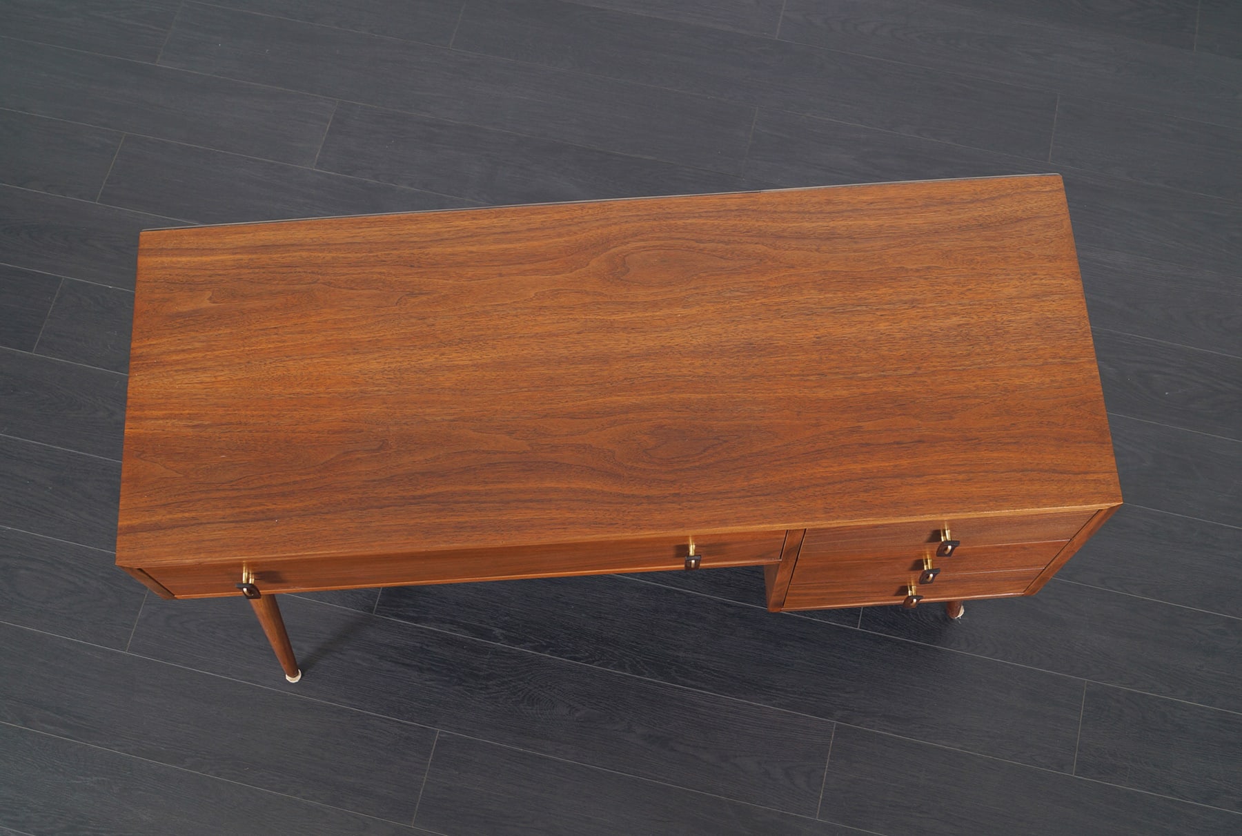 Vintage Walnut Desk by Stanley Young