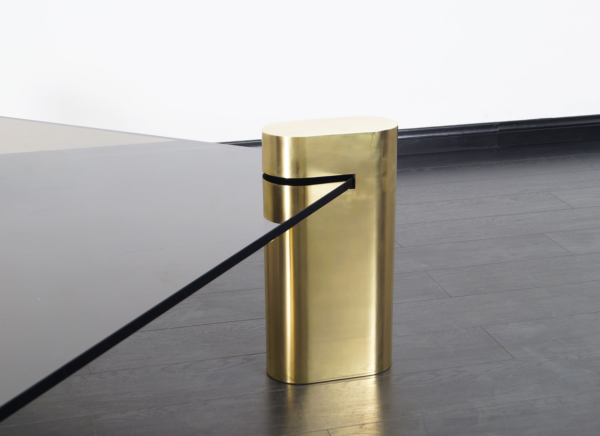 Exceptional Vintage Brass Coffee Table by Karl Springer