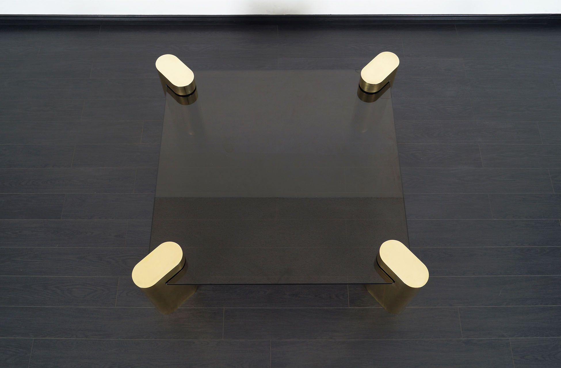 Exceptional Vintage Brass Coffee Table by Karl Springer