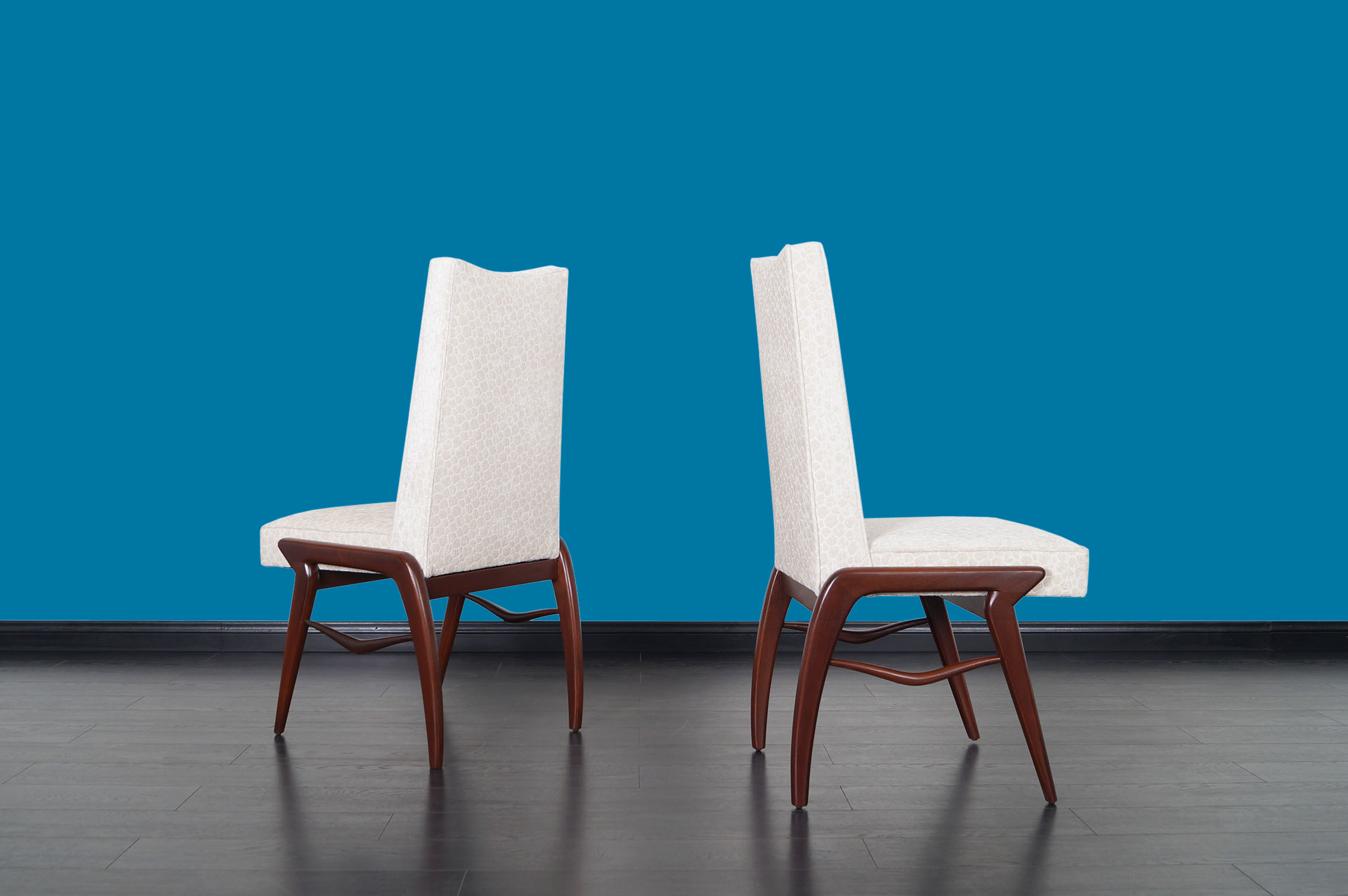 Mexican Modernist Dining Chairs by Eugenio Escudero