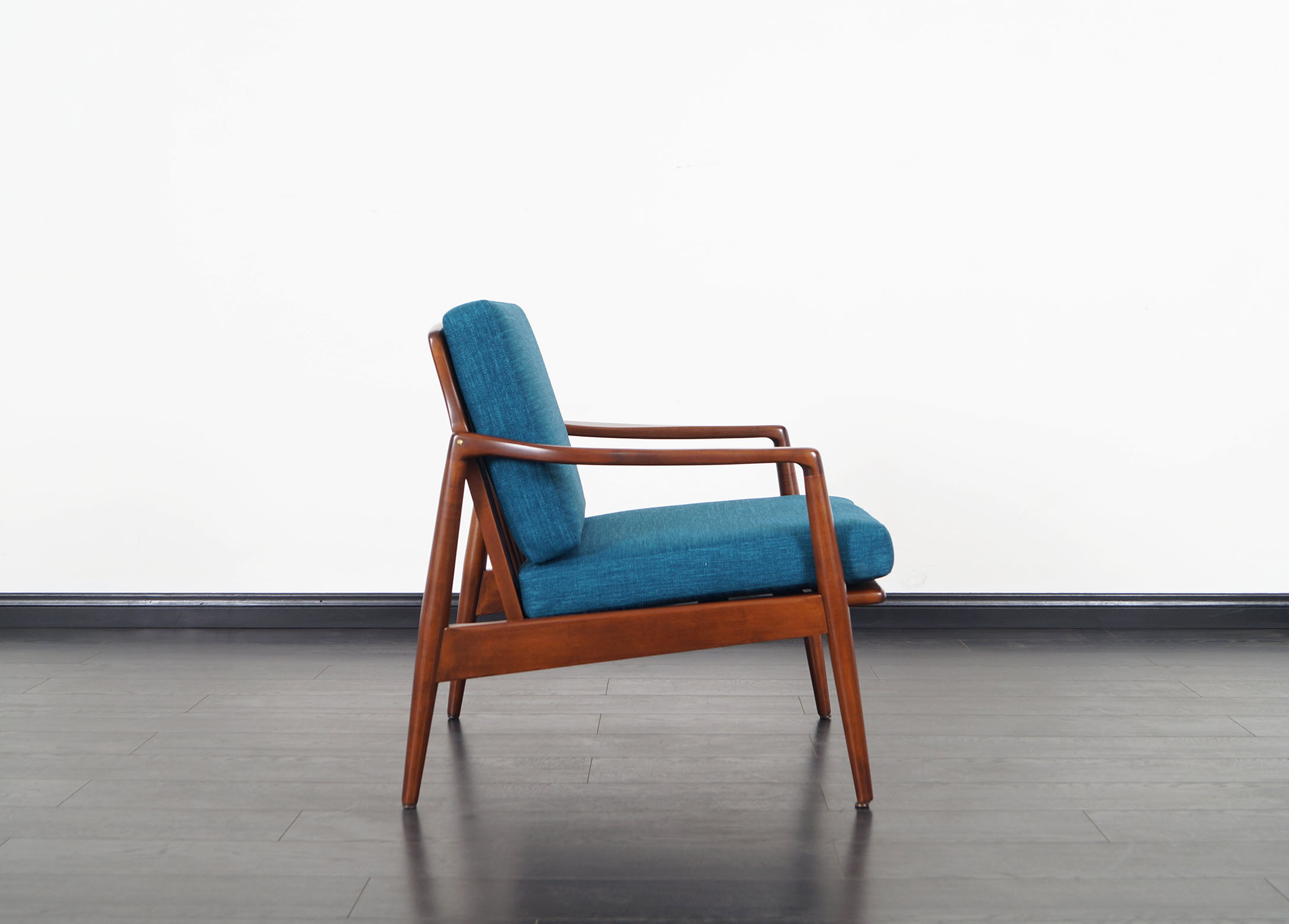 Mid Century Modern Walnut Lounge Chairs
