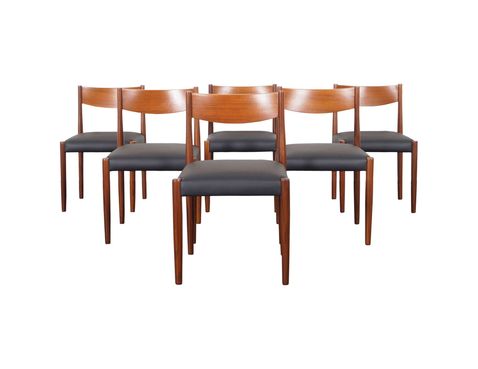 Danish Modern Teak Dining Chairs by Poul Volther
