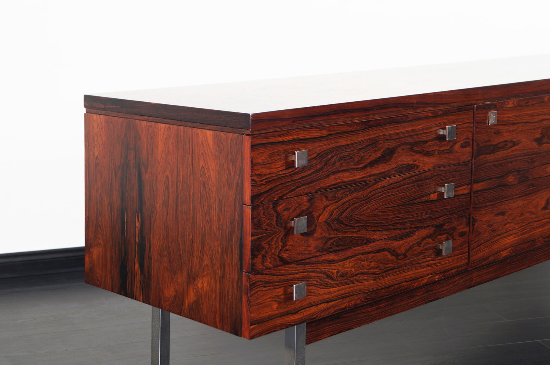 Exceptional Rosewood Credenza Attributed to Dieter Waeckerlin
