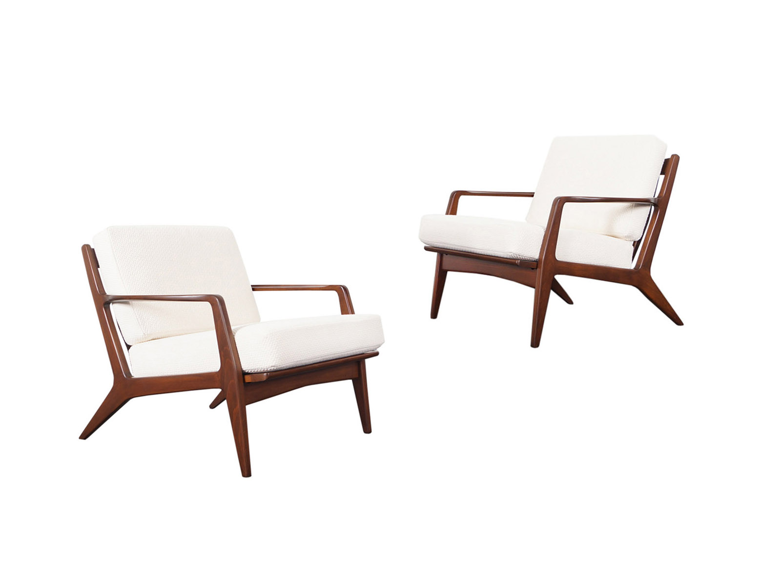 Mid Century Modern Lounge Chairs by Ib Kofod Larsen