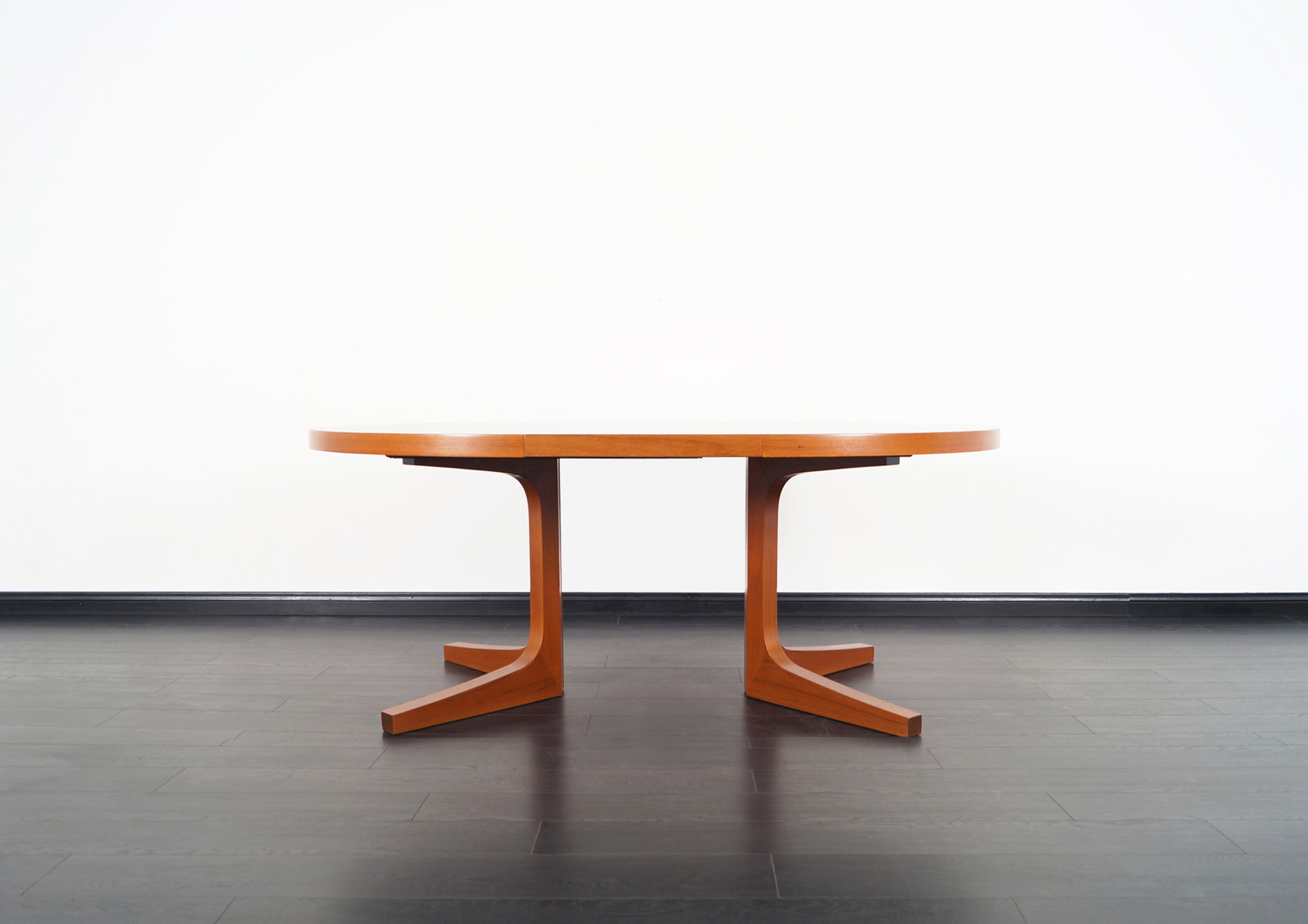 Danish Modern Extendable Teak Dining Table