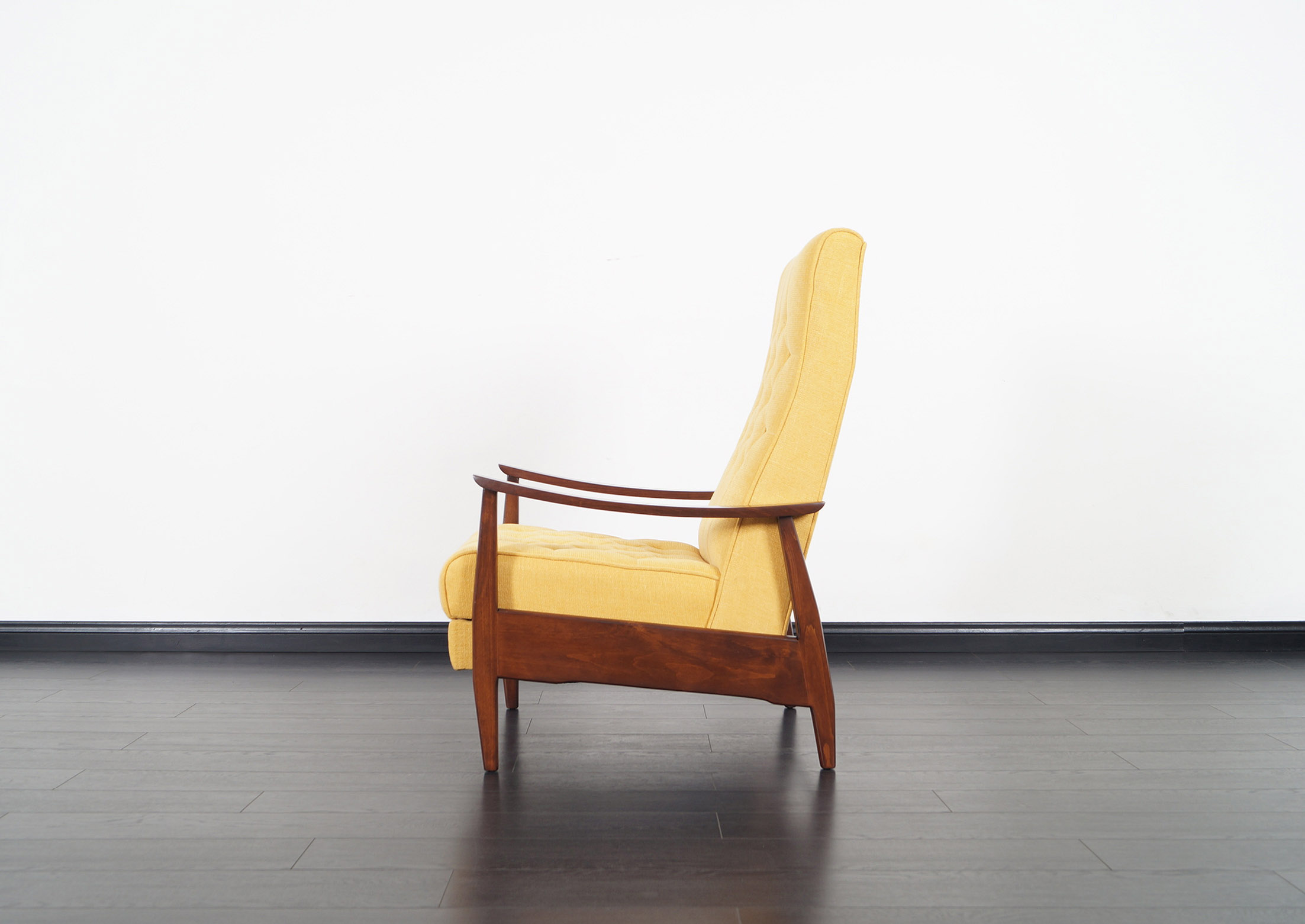 Early Vintage Reclining Lounge Chair by Milo Baughman