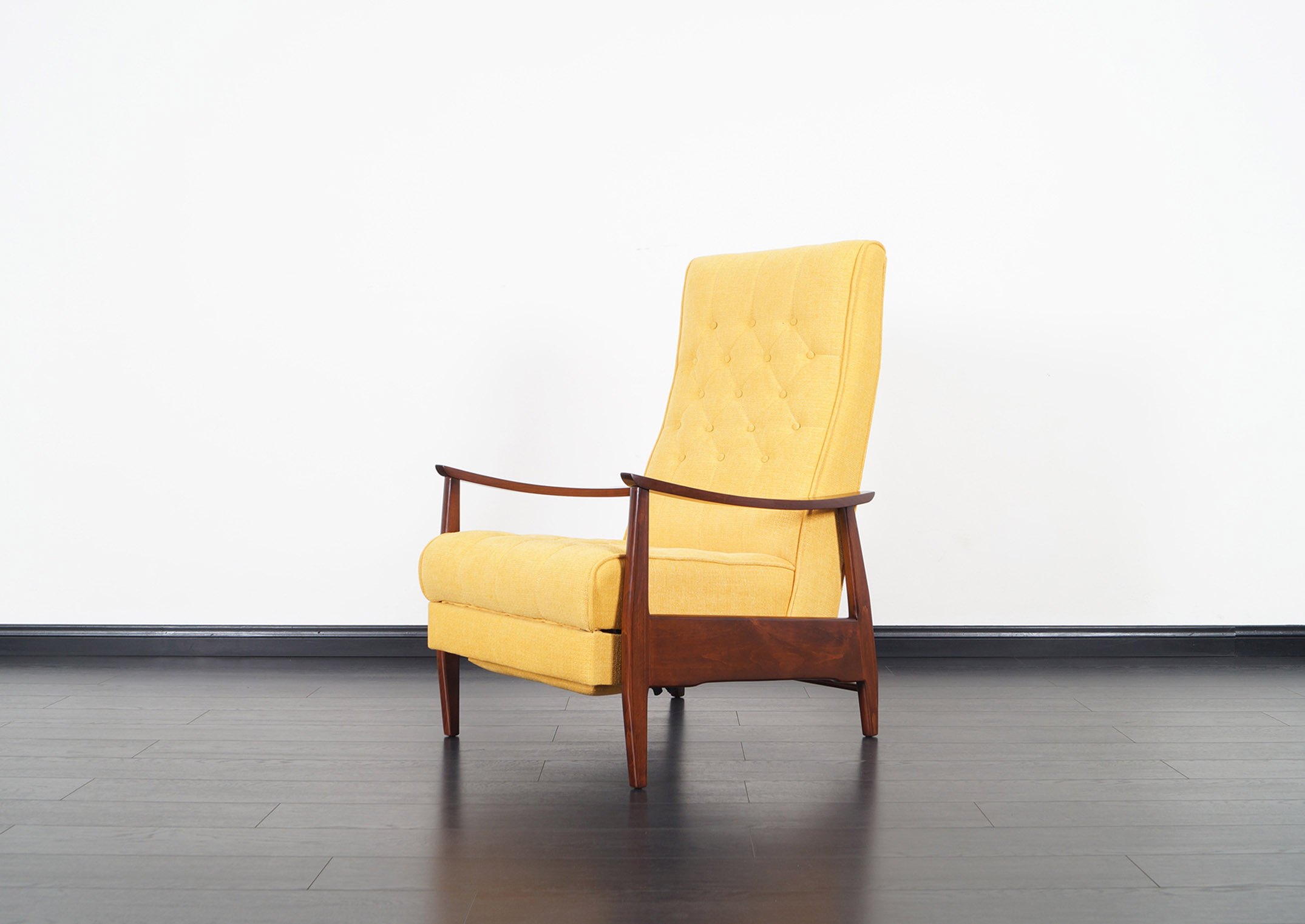Early Vintage Reclining Lounge Chair by Milo Baughman