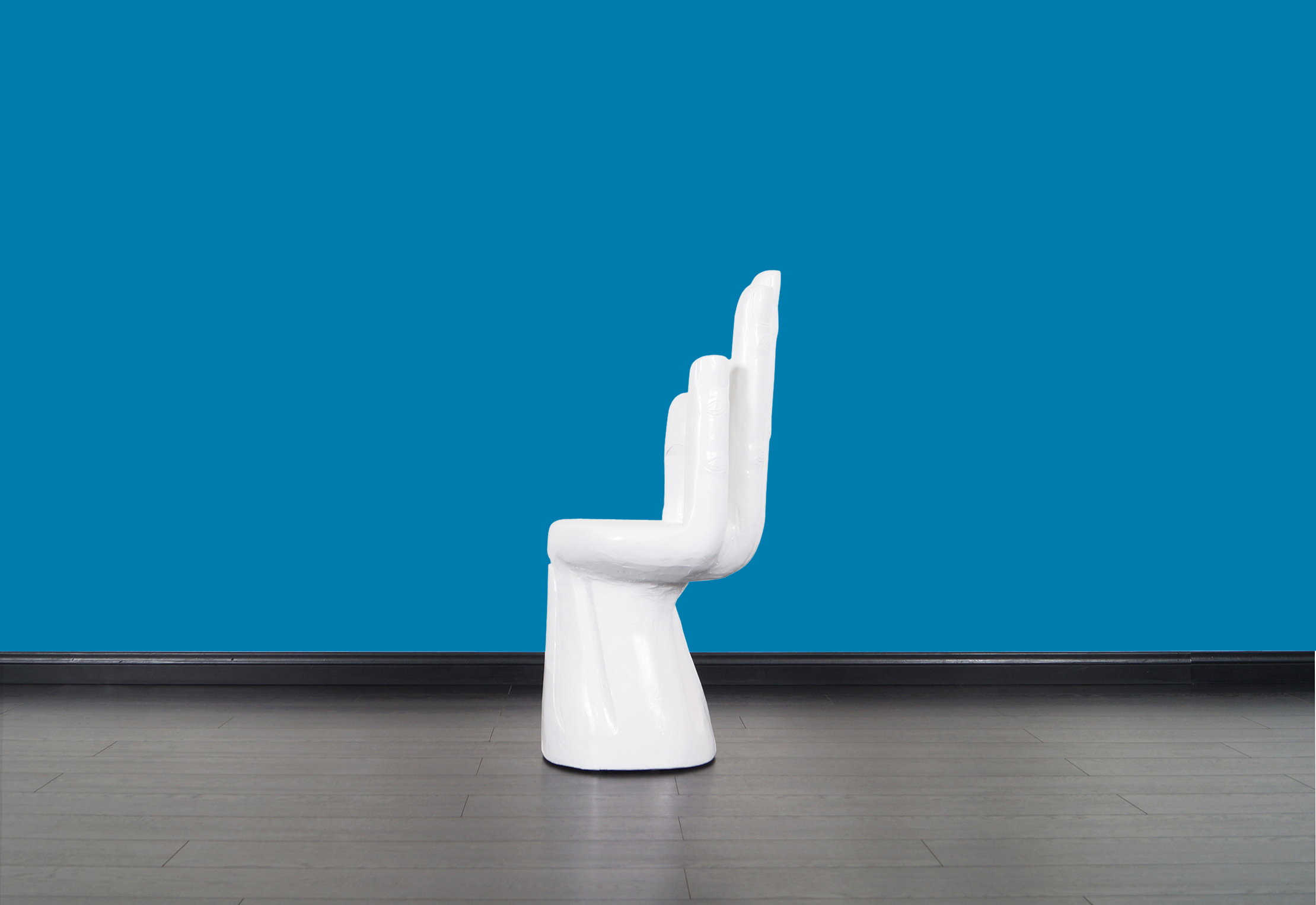 Vintage Sculptural Hand Chair After Pedro Friedeberg