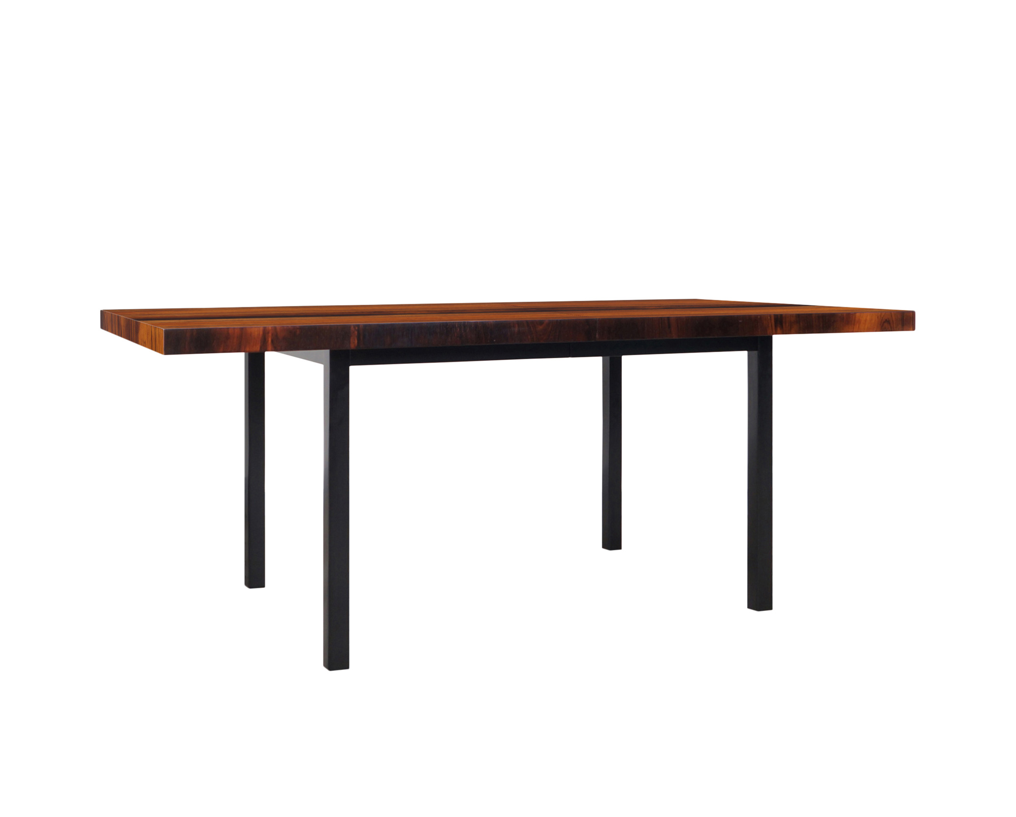Vintage Multi-Wood Expanding Dining Table by Milo Baughman for Directional