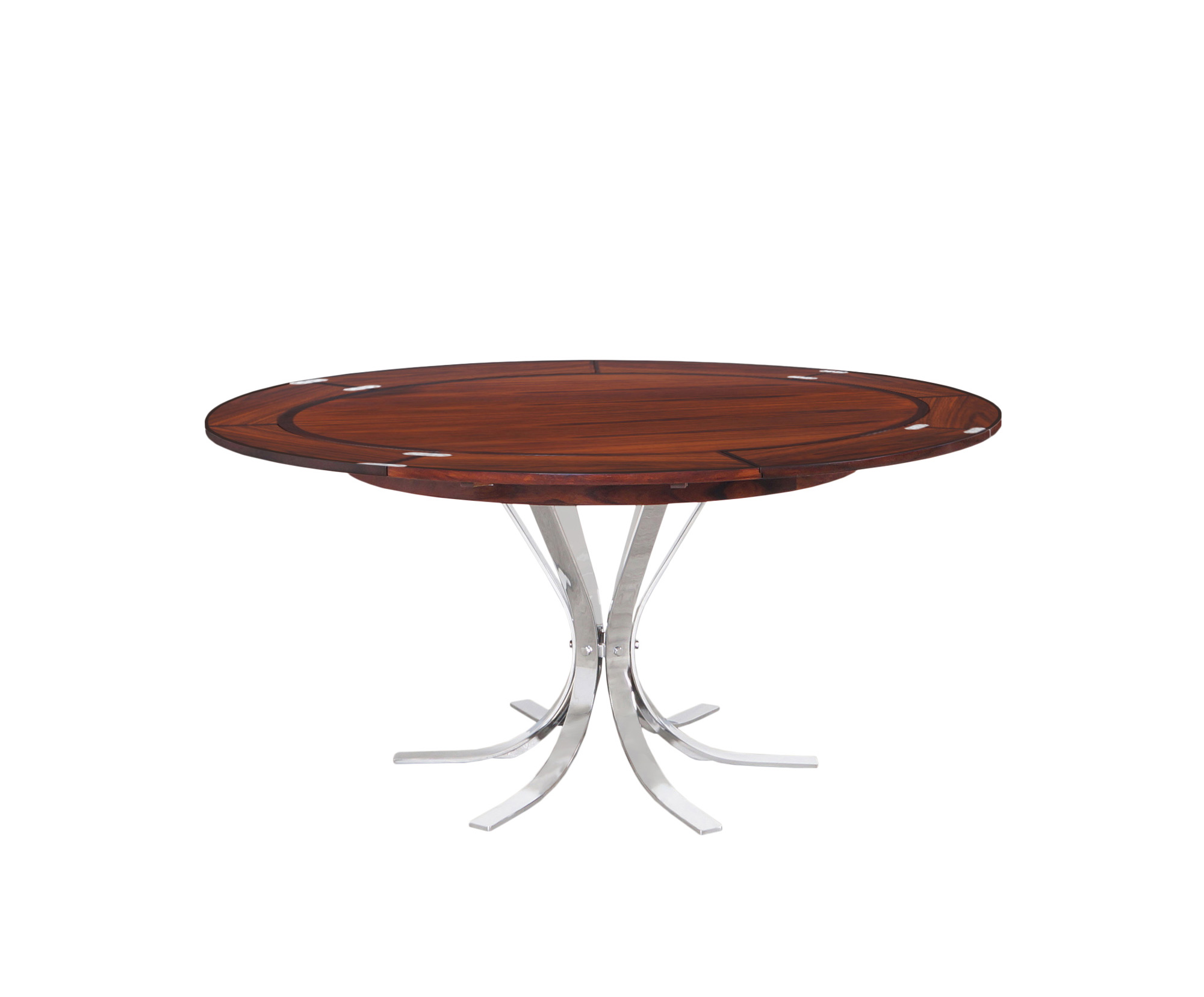 Danish Modern Rosewood Flip-Flap Dining Table by Dyrlund