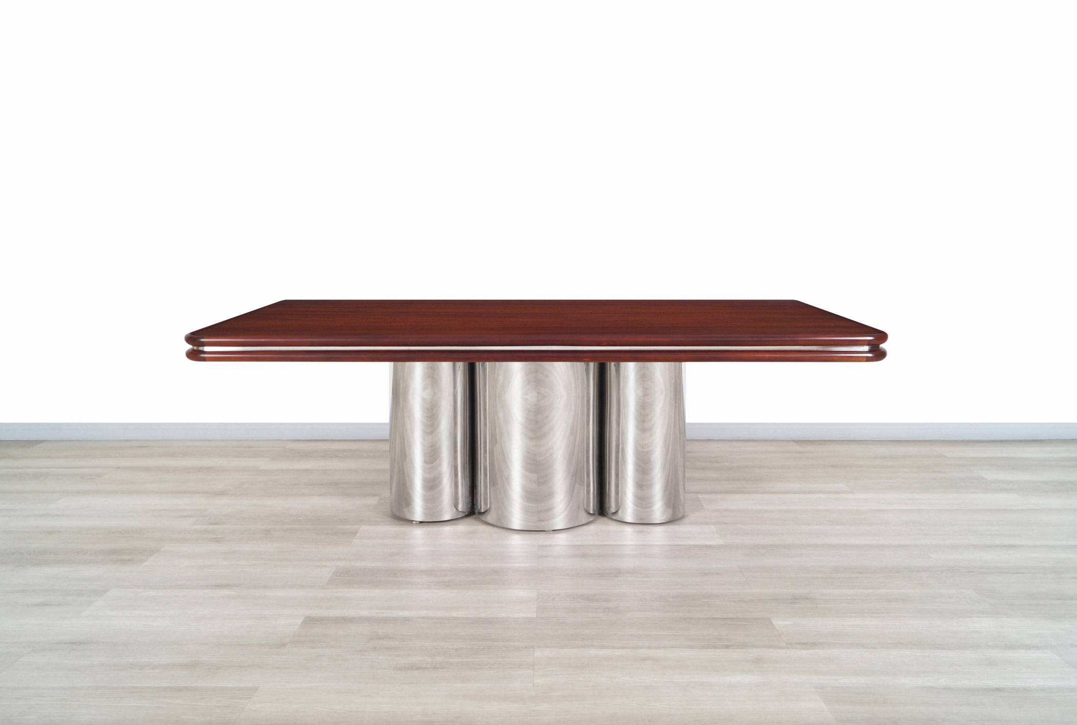 Monumental Radial Dining Table by Stanley Jay Friedman for Brueton