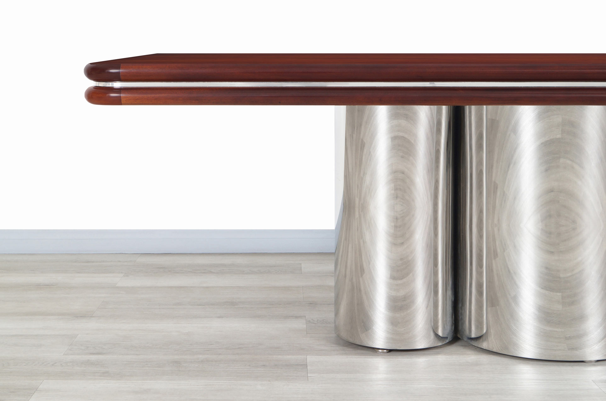 Monumental Radial Dining Table by Stanley Jay Friedman for Brueton