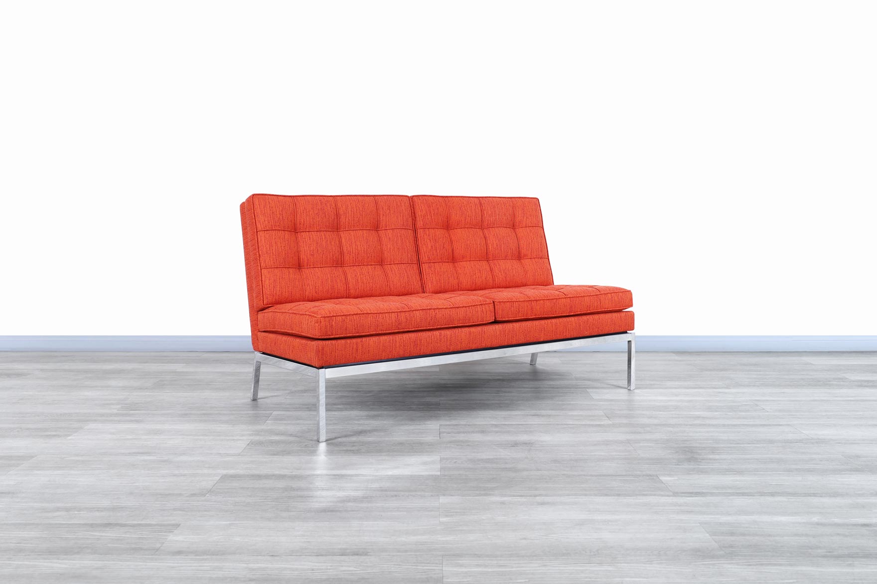 Mid Century Modern Settee by Florence Knoll