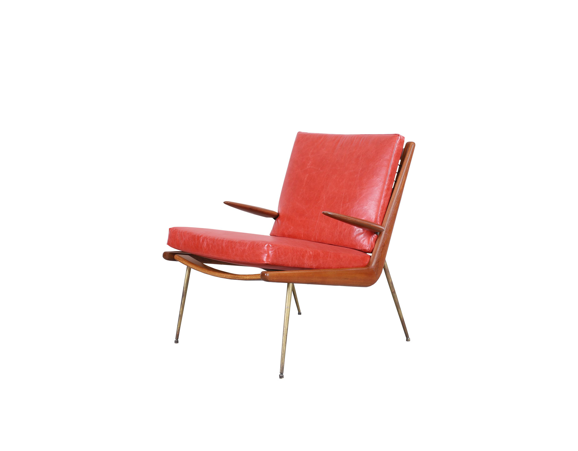 Danish Modern Boomerang Chair by Peter Hvidt and Orla Molgaard-Nielsen