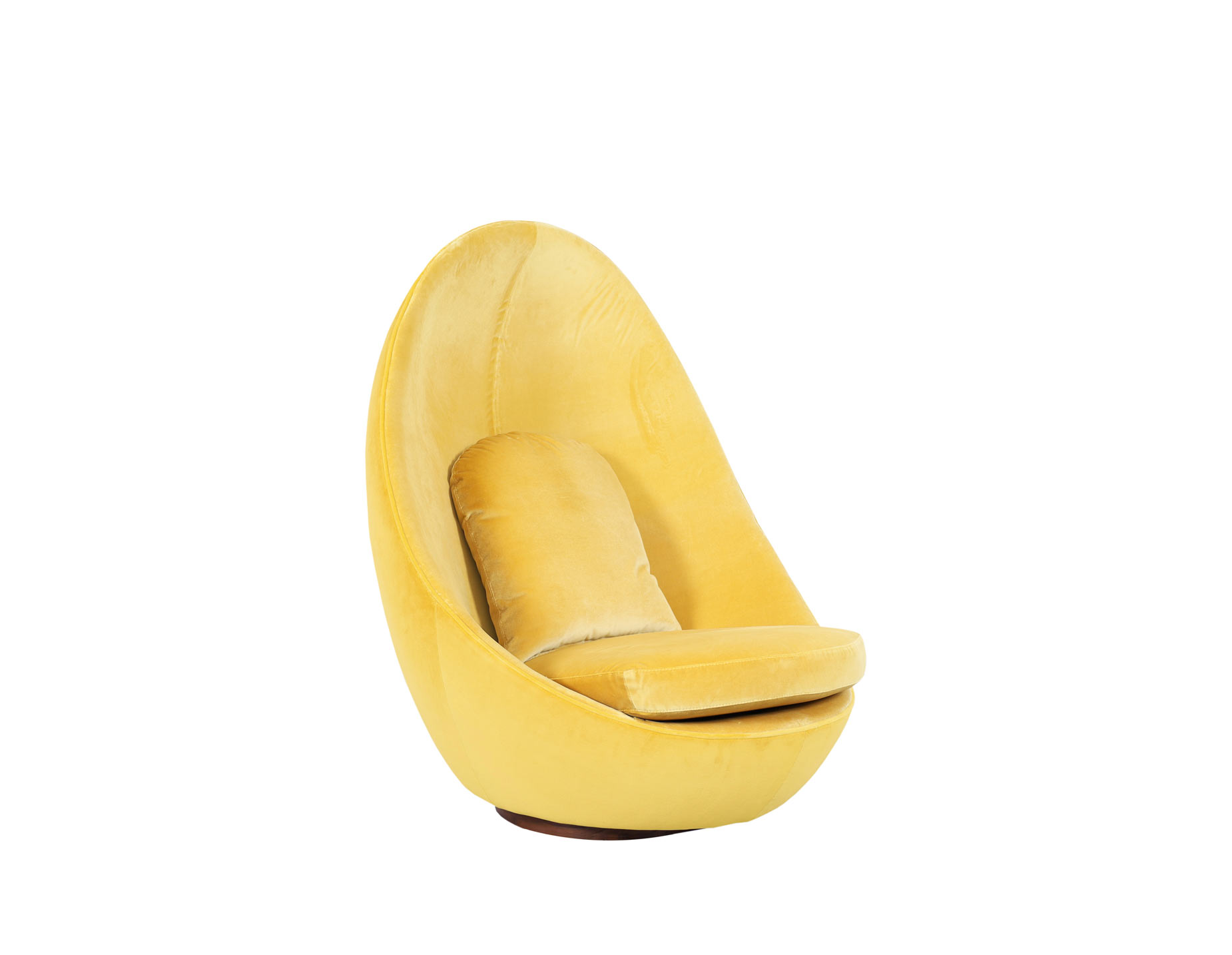 Vintage Egg Swivel Lounge Chair by Milo Baughman for Thayer Coggin