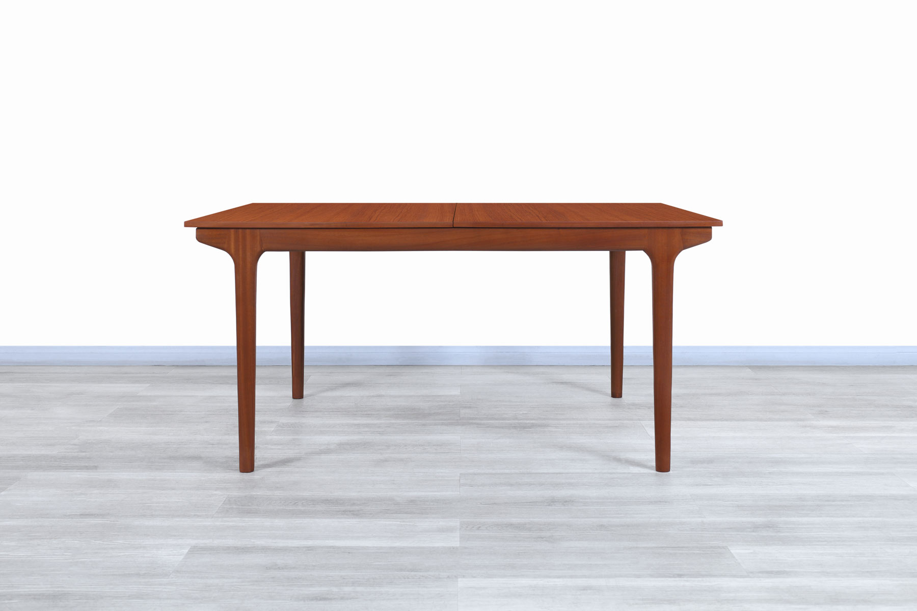 Mid Century Expanding Teak Dining Table by McIntosh