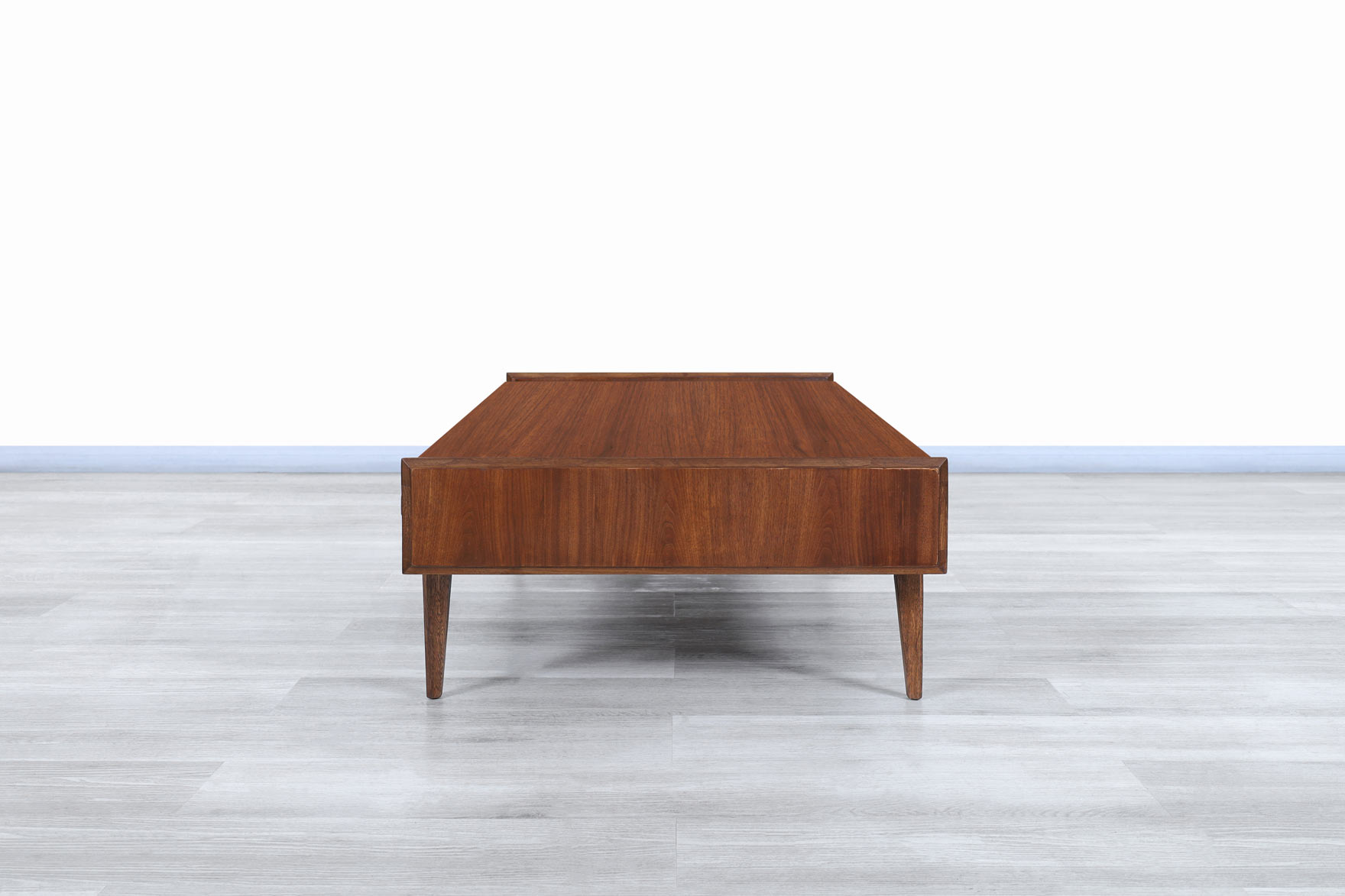 Mid Century Modern First Edition Walnut Coffee Table by Lane