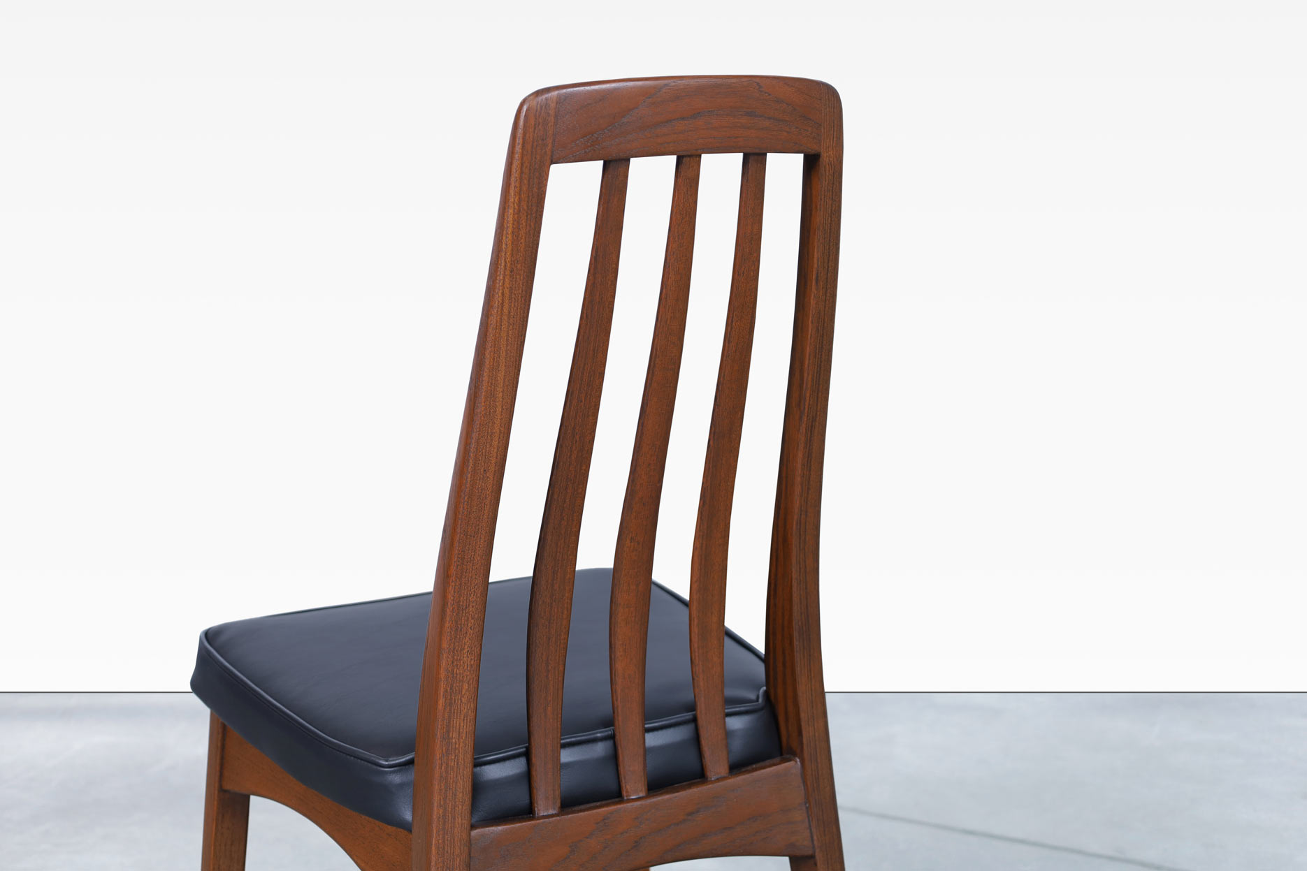 Mid Century Modern Walnut Dining Chairs