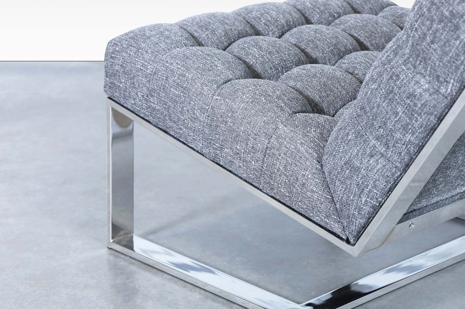 Architectural Chrome EZ Rider  Lounge Chairs by Milo Baughman for Thayer Coggin