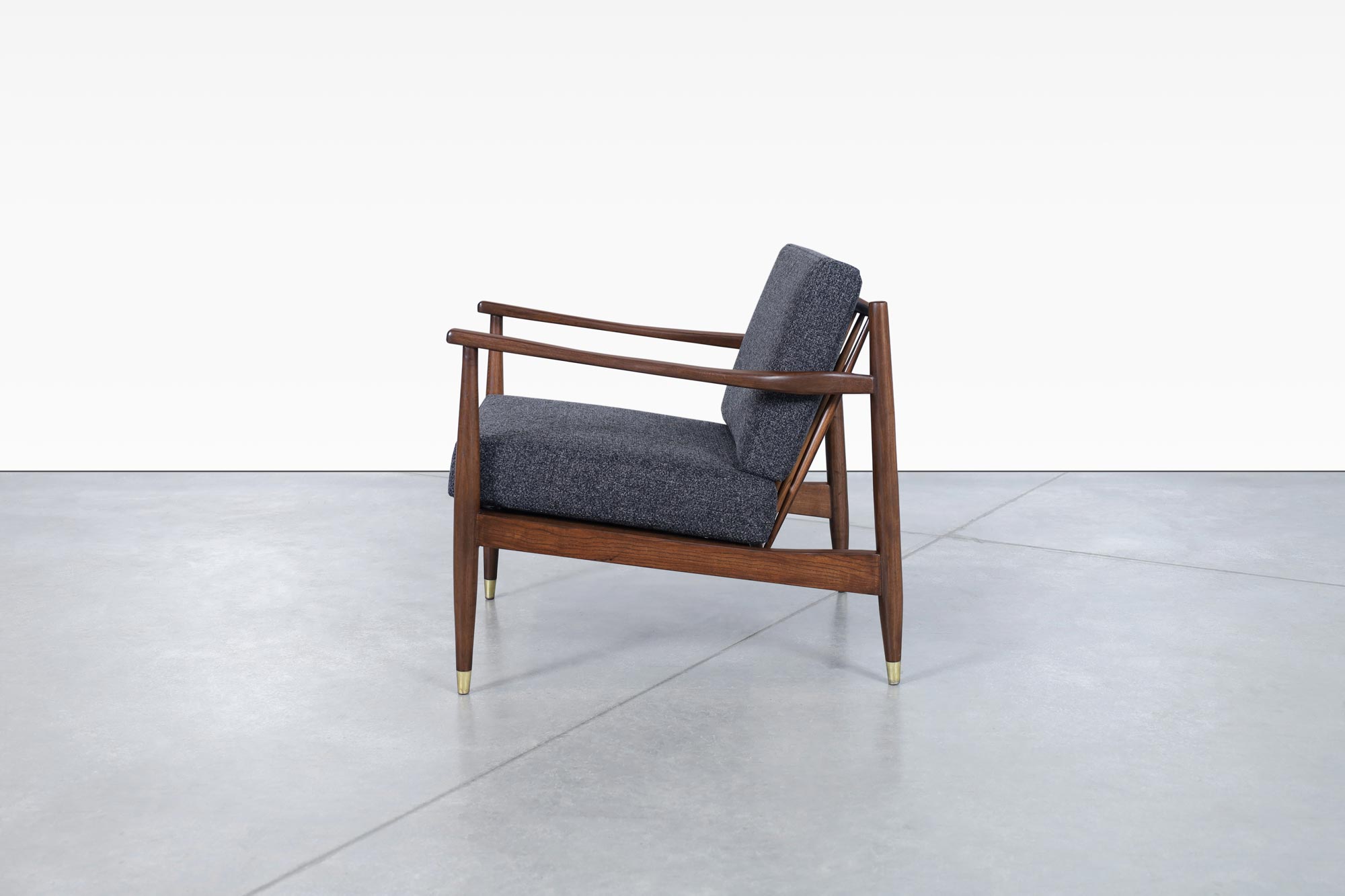 Mid-Century Modern Walnut Lounge Chairs