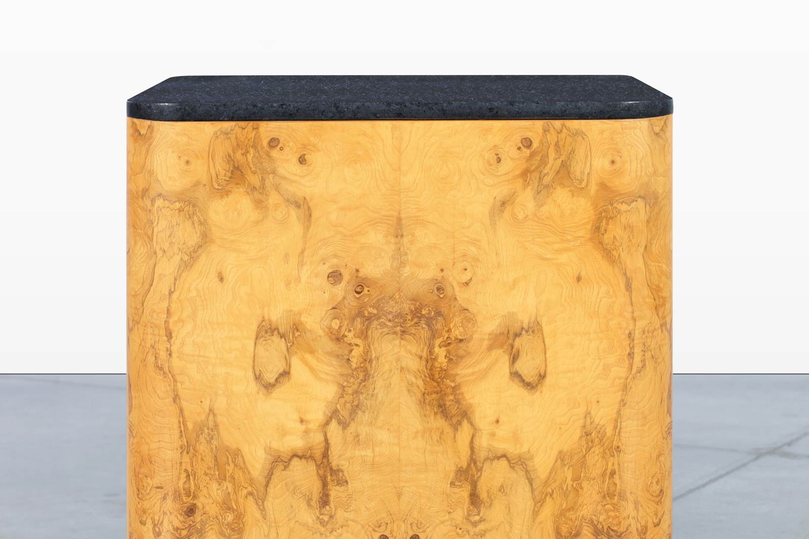 Mid-Century Square Burl Wood Side Table by Paul Mayen for Habitat International, 3 Available