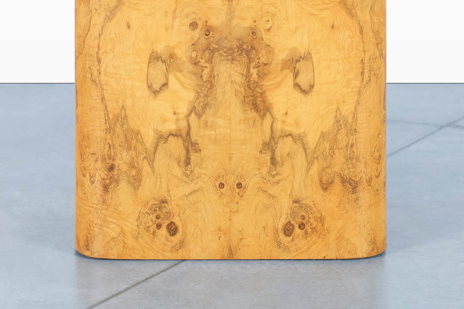 Mid-Century Square Burl Wood Side Table by Paul Mayen for Habitat International, 3 Available