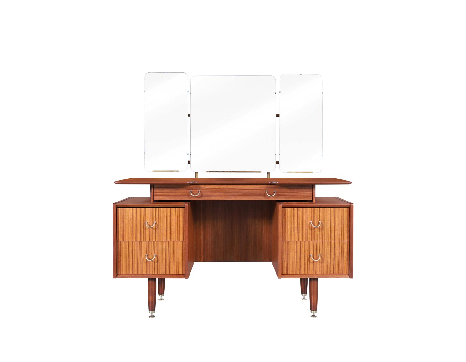 Mid-Century African Mahogany Vanity or Desk by E. Gomme for G-Plan