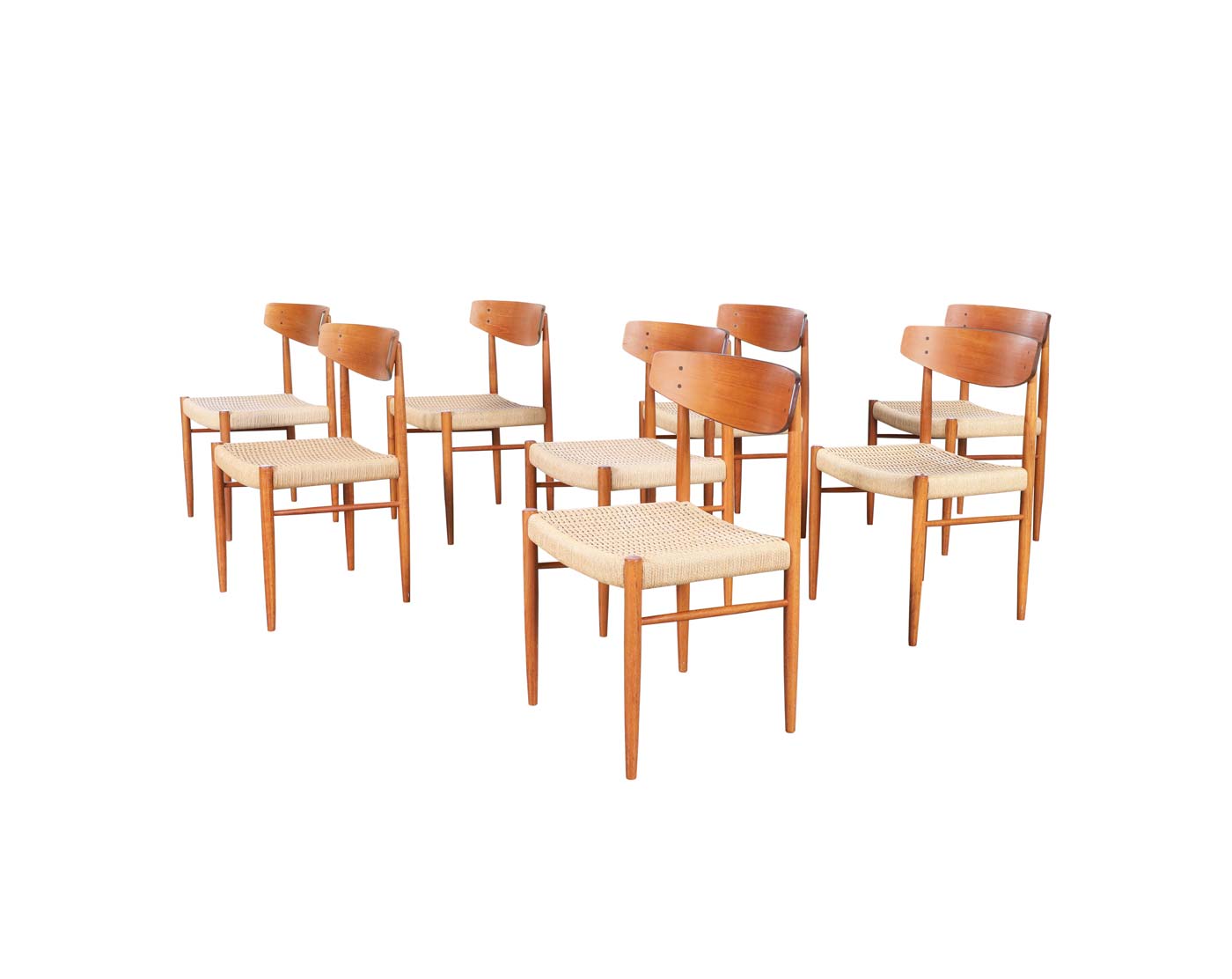 Danish Modern Teak Dining Chairs by AM Møbler