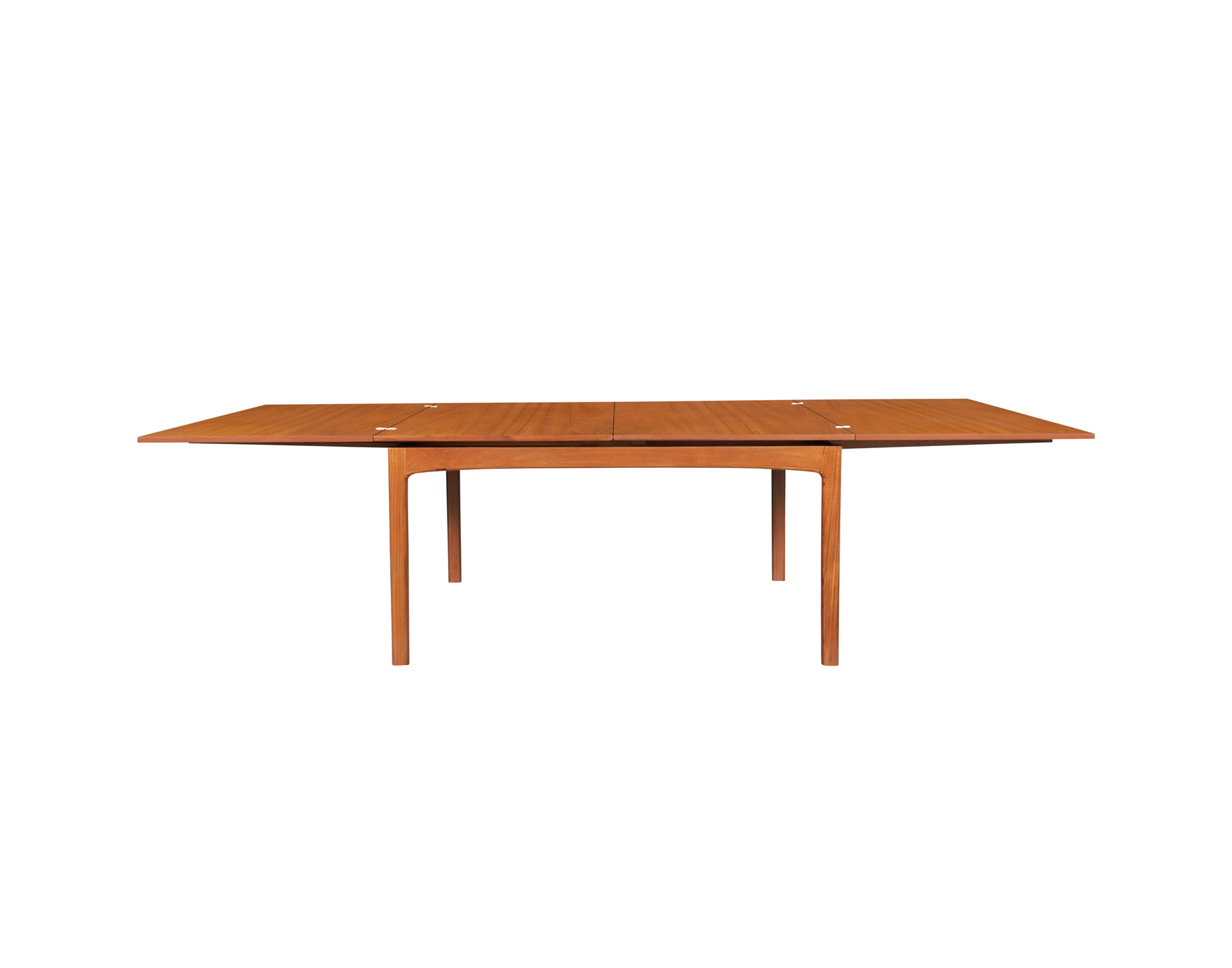 Mid-Century Expanding Teak Dining Table by Folke Ohlsson for Dux